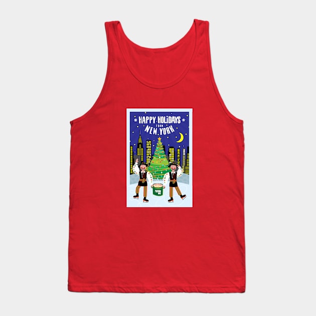 Happy Holidays from New York Tank Top by pepart